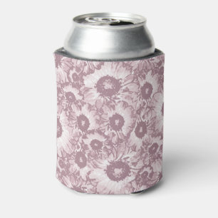 Rafraîchisseur Pour Canette Pastel Gris Rose rose Floral