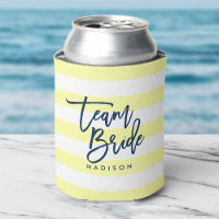Pastel Jaune et Blancs Bleu Team Bride