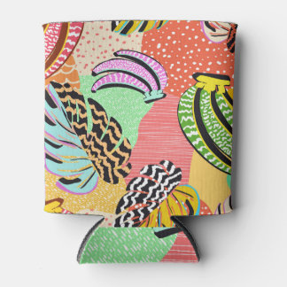 Rafraîchisseur Pour Canette Patchwork à main tropicale