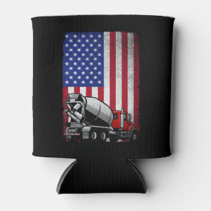 Rafraîchisseur Pour Canette Patriotic Cement Truck