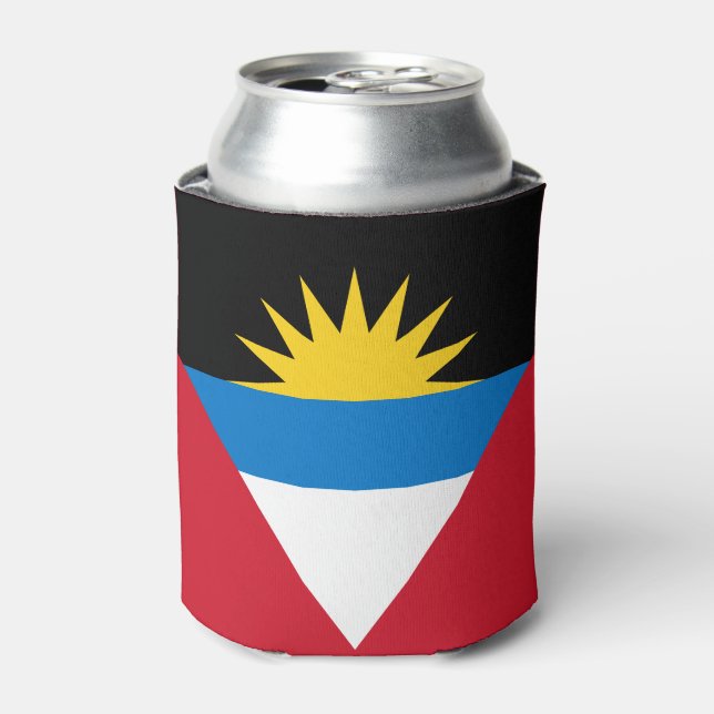 Rafraîchisseur Pour Canette Patriotique Antigua-et-Barbuda Drapeau peut refroi (Can devant)