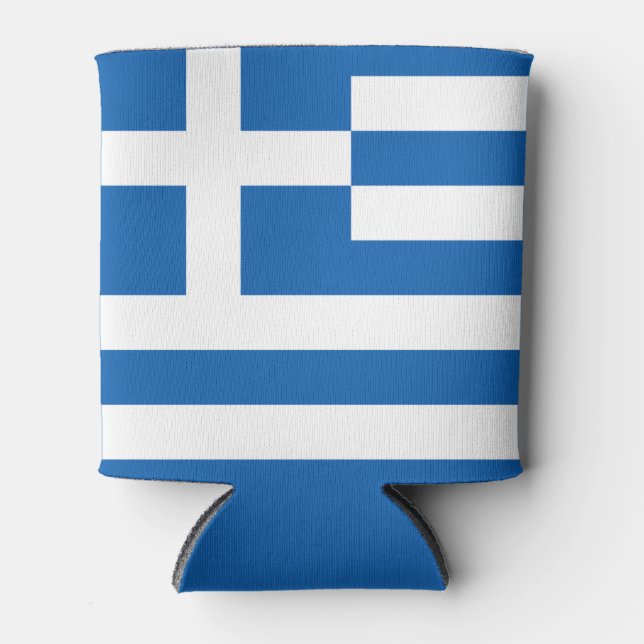 Rafraîchisseur Pour Canette pavillon de la Grèce (Devant)