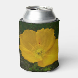 Rafraîchisseur Pour Canette Pavot Jaune Fleur Sauvage d'Alaska Floral