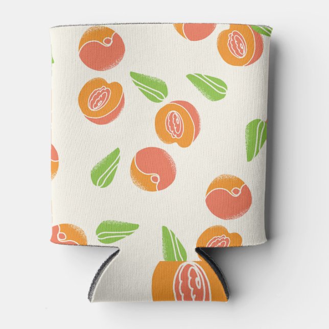 Rafraîchisseur Pour Canette Peachy Keen : Élégance transparente (Devant)