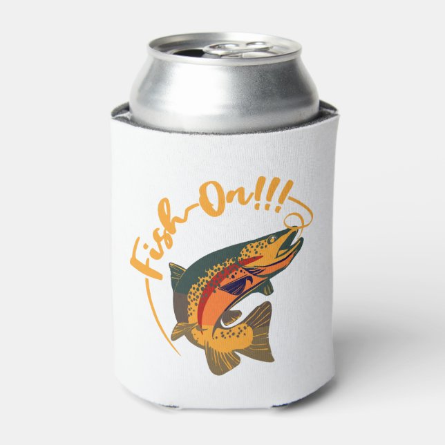 Rafraîchisseur Pour Canette Pêche À La Truite Arc-En-Ciel (Can devant)