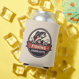 Rafraîchisseur Pour Canette Pêche au nom personnalisé