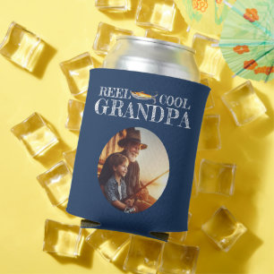 Rafraîchisseur Pour Canette Pêche cadeau d'anniversaire pour grand-père