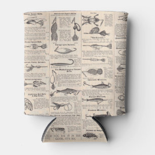 Rafraîchisseur Pour Canette Pêche leures Publicité Pêcheur Art