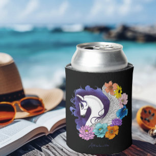 Rafraîchisseur Pour Canette Pegasus Noir Floral