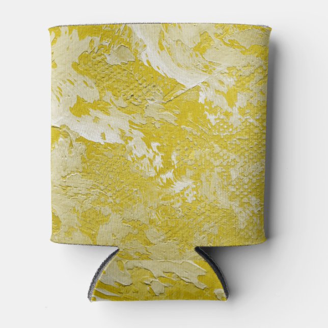 Rafraîchisseur Pour Canette Peinture à l'huile Texture lumineuse (Devant)