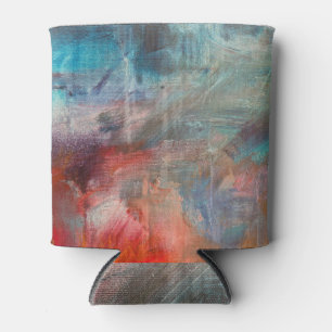 Rafraîchisseur Pour Canette Peinture Abstraite à l'huile : Texture colorée