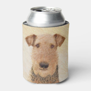 Rafraîchisseur Pour Canette Peinture Airedale Terrier - Cute Original Art