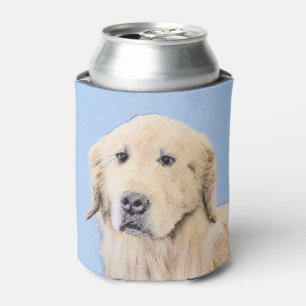 Rafraîchisseur Pour Canette Peinture Golden Retriever - Joli art original chie
