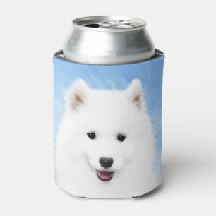 Rafraîchisseur Pour Canette Peinture Samoyed Puppy - Jolie Art Original Chien