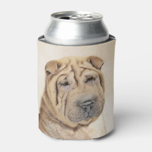 Rafraîchisseur Pour Canette Peinture Shar Pei - Cute Original Chien Art