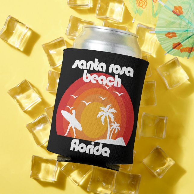 Rafraîchisseur Pour Canette Père Noël Rosa Beach, Floride (Été in situ)
