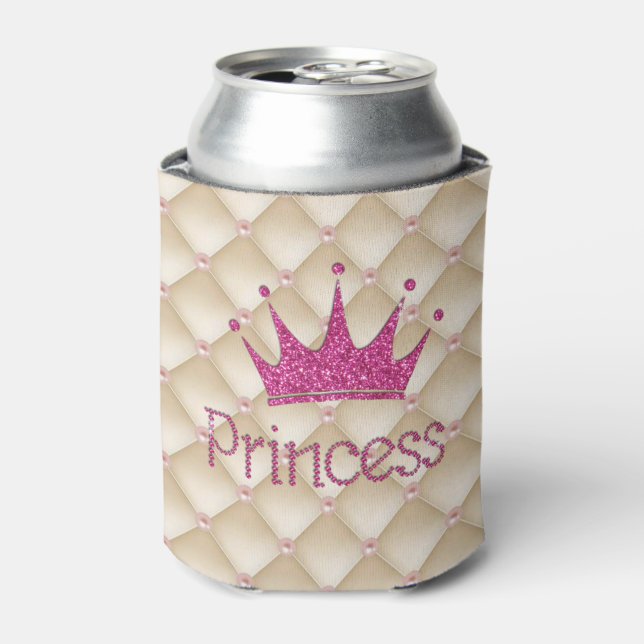 Rafraîchisseur Pour Canette Perles Charming Chic, Tiara, Princesse, Glitterie (Can devant)