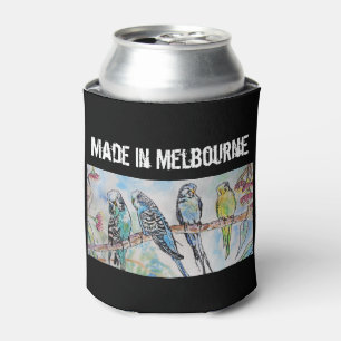 Rafraîchisseur Pour Canette Perroquet Perruche Oiseau Fabriqué à Melbourne Ois
