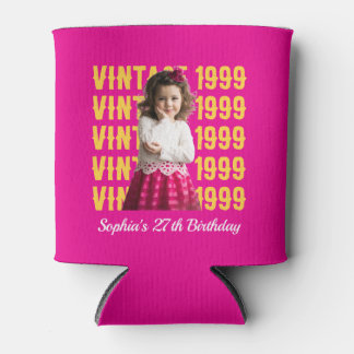 Rafraîchisseur Pour Canette Personalized Photo 30th 40th 50th Birthday Party