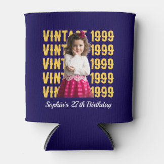 Rafraîchisseur Pour Canette Personalized Photo 30th 40th 50th Birthday Party