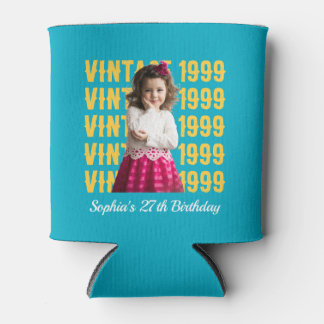 Rafraîchisseur Pour Canette Personalized Photo 30th 40th 50th Birthday Party