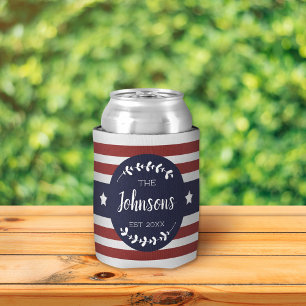 Rafraîchisseur Pour Canette Personnalisé Patriotic Americana Parti du 4 juille