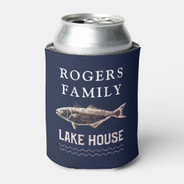 Rafraîchisseur Pour Canette Personnalisé Rustic Lake House Peut refroidir