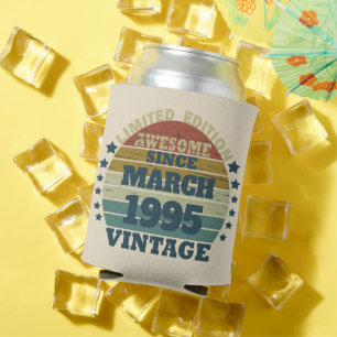 Rafraîchisseur Pour Canette Personnalisé Trente vintage 30e anniversaire