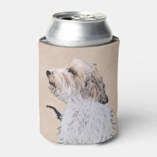 Rafraîchisseur Pour Canette Petit Basset Griffon Vendéen Peinture - Chien Art