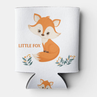 Rafraîchisseur Pour Canette Petit Renard, mignon animal boisé, peut refroidir