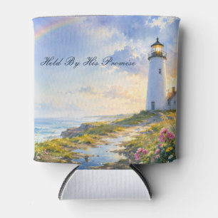 Rafraîchisseur Pour Canette Phare Arc-en-Ciel Aquarelle Côtière