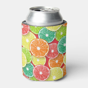 Rafraîchisseur Pour Canette Pièces de fruits d'agrumes pop art 2