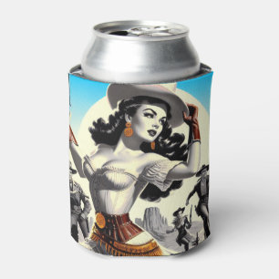 Rafraîchisseur Pour Canette Pin-up Ouest rétro