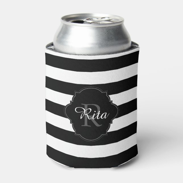 Rafraîchisseur Pour Canette PixDezines do-it-yourself bandes blanches réglable (Can devant)