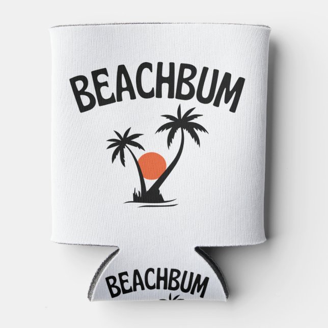 Rafraîchisseur Pour Canette Plage Beachbum Été (Devant)