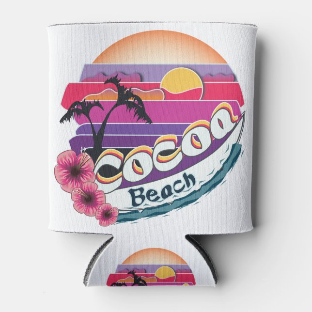 Rafraîchisseur Pour Canette plage de cocoa (Devant)