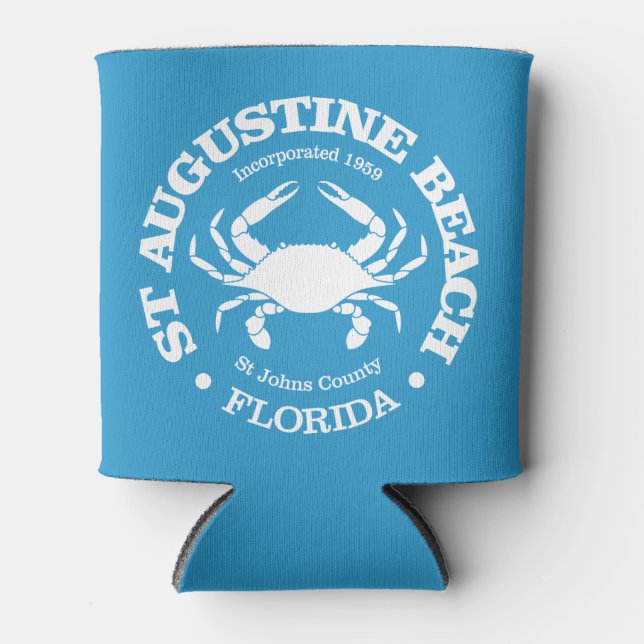 Rafraîchisseur Pour Canette Plage St Augustine (crabe) (Devant)
