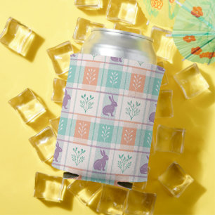 Rafraîchisseur Pour Canette Plaid à carreaux de Pâques