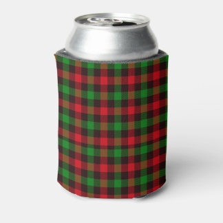Rafraîchisseur Pour Canette Plaid vert et rouge