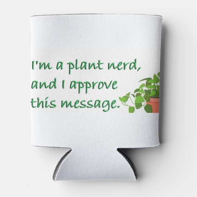 RAFRAÎCHISSEUR  POUR CANETTE PLANT NERDS UNITE! (Devant)