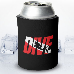 Rafraîchisseur Pour Canette Plongée, Plongée plongée plongée Gift Diver Down D