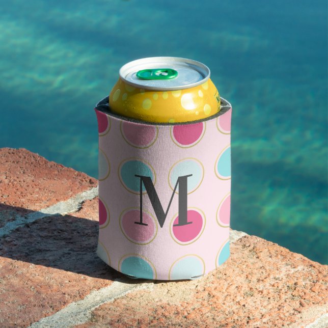 Rafraîchisseur Pour Canette Point Polka Monogram (Piscine in situ)