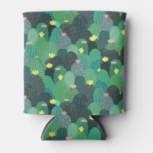 Rafraîchisseur Pour Canette Point Vert été Turquoise Cactus & Gold