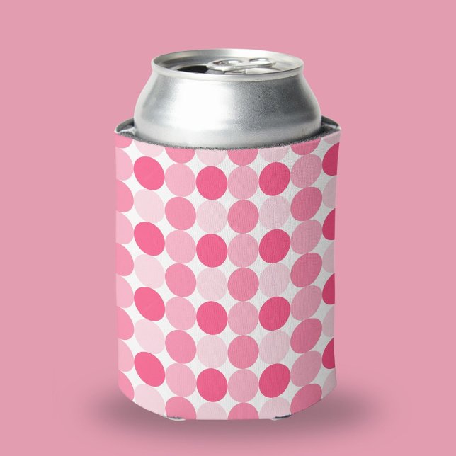Rafraîchisseur Pour Canette Pois rose moderne mignonne & Motif élégant (Créateur téléchargé)