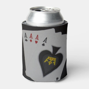 Rafraîchisseur Pour Canette Poker, Quad Aces Stubby Possède.