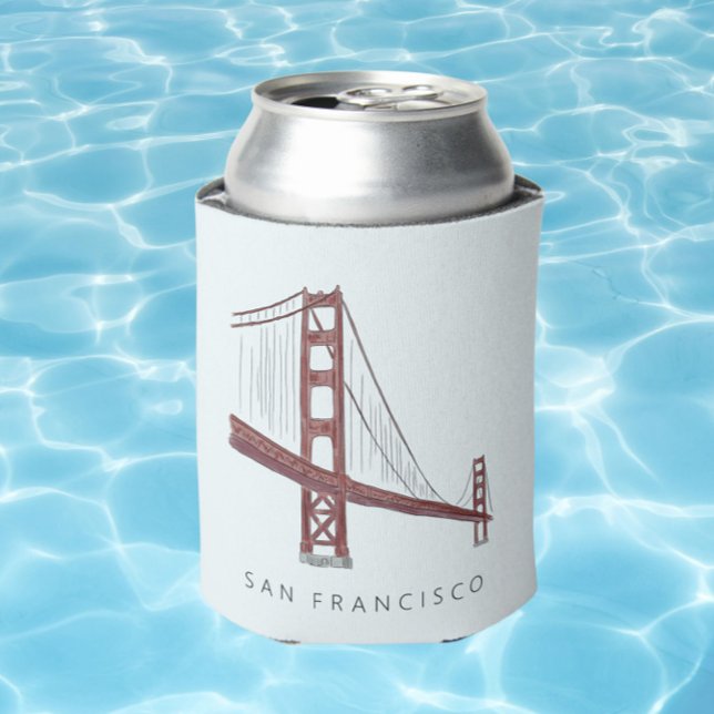 Rafraîchisseur Pour Canette Pont d'or San Francisco Mariage (Créateur téléchargé)