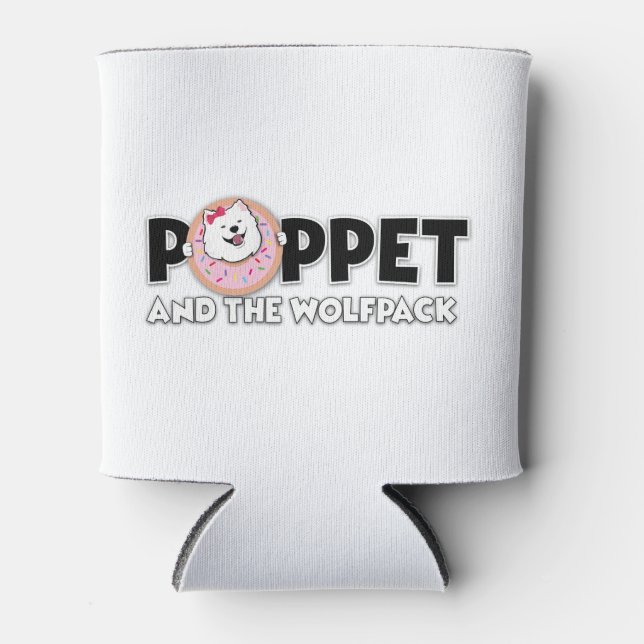 Rafraîchisseur Pour Canette Poppet et le logo Wolfpack Can Cooler (Devant)