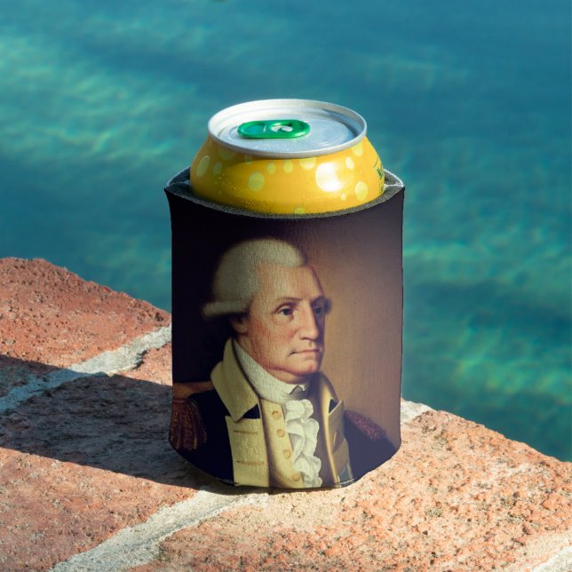 Rafraîchisseur Pour Canette Portrait de George Washington (1790) (Piscine in situ)