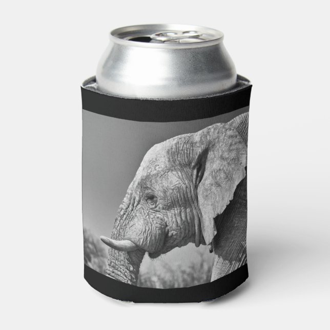 Rafraîchisseur Pour Canette Portrait d'éléphant (Can devant)