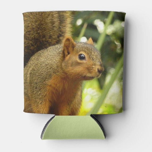 Rafraîchisseur Pour Canette Portrait d'un écureuil Nature Animal Photographie (Devant)